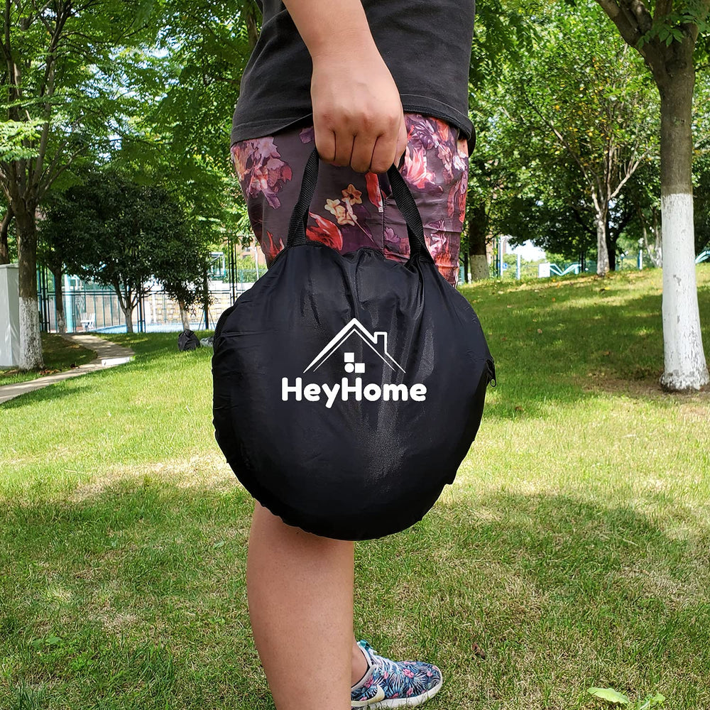 HEYHOME portable carry bag enables travel-friendly setup.