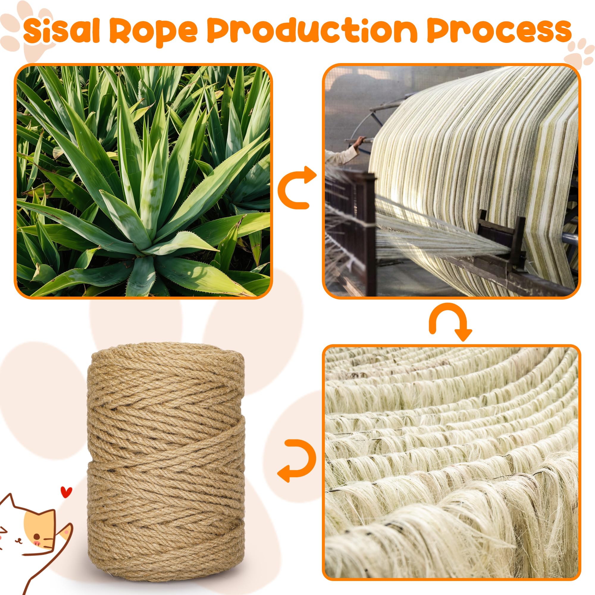 HezzLuv furniture wrap with sisal rope for durable protection