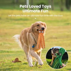 HGB Unstuffed Plush Toy made of durable polyester withstands playful bites.
