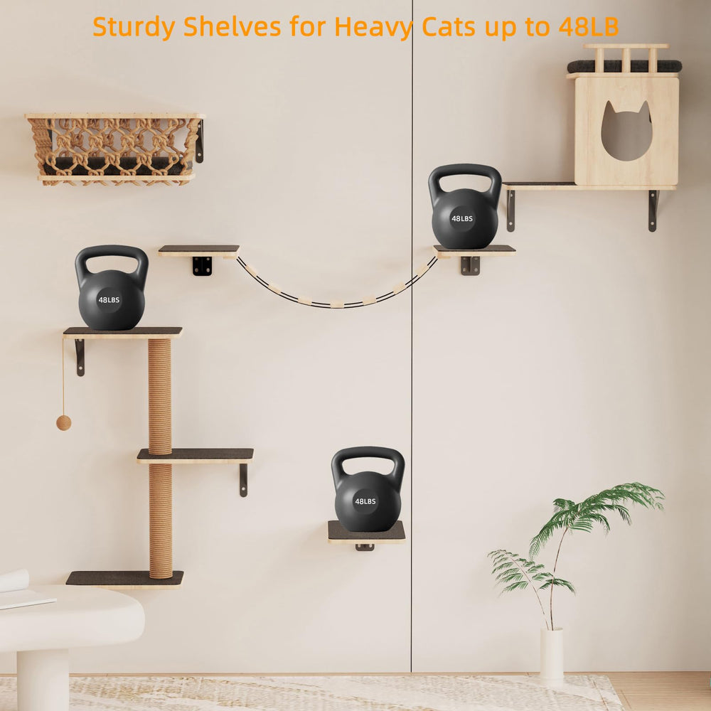 HHOFURN anti-tip hardware enhances stability for active households