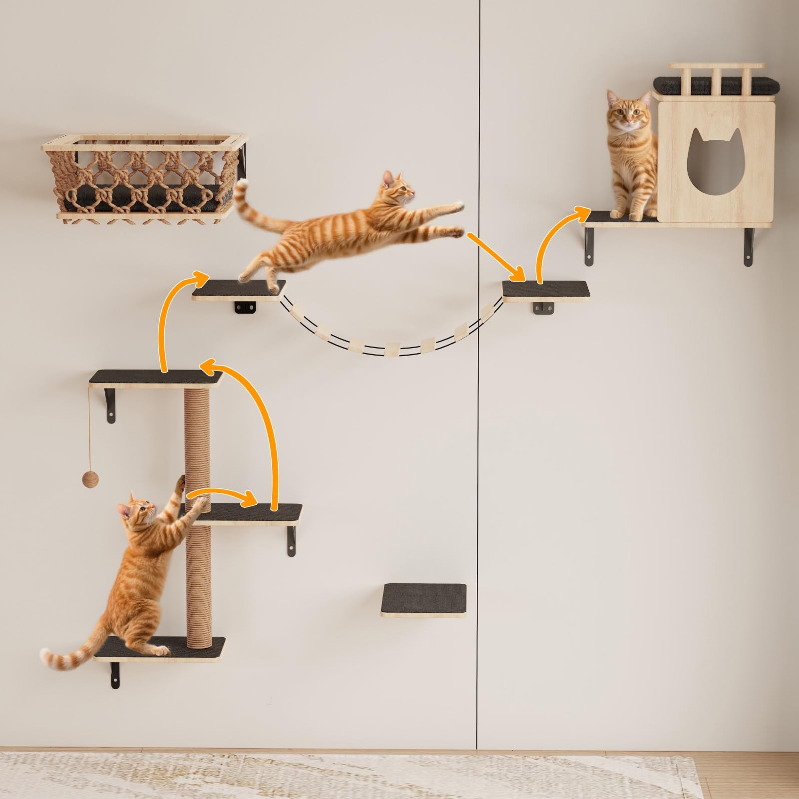 HHOFURN modern, compact design fits small apartments while blending with decor