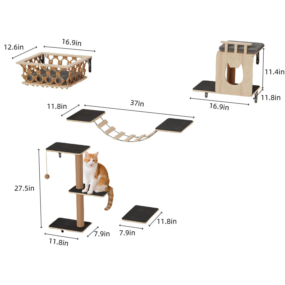 HHOFURN wall-mount kit enables quick, renter-friendly installation