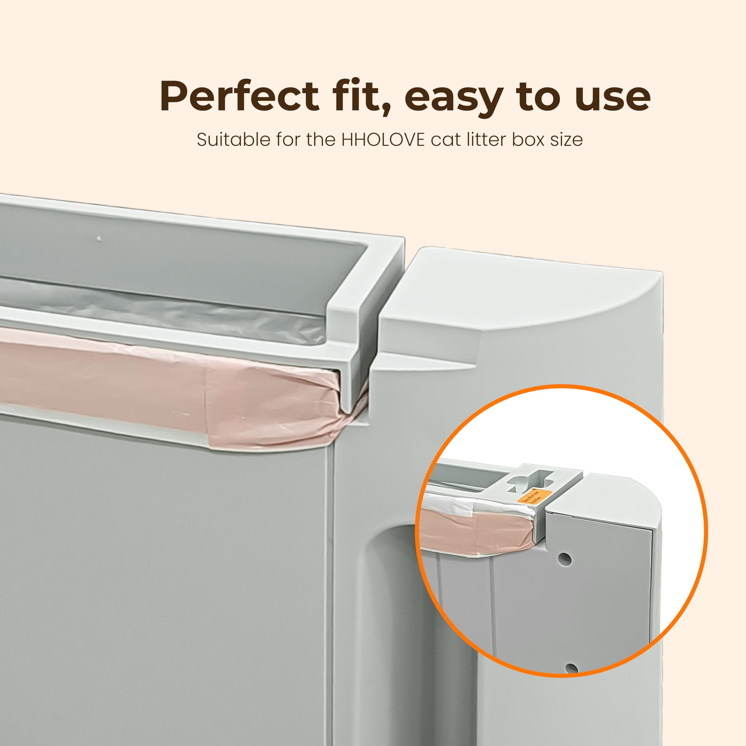 HHOLOVE advanced odor control keeps the area fresh.