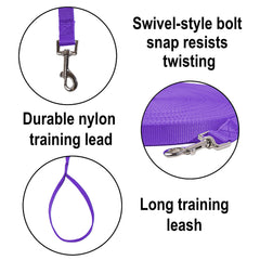 Hi Kiss swivel bolt snap leash to resist twisting during active sessions