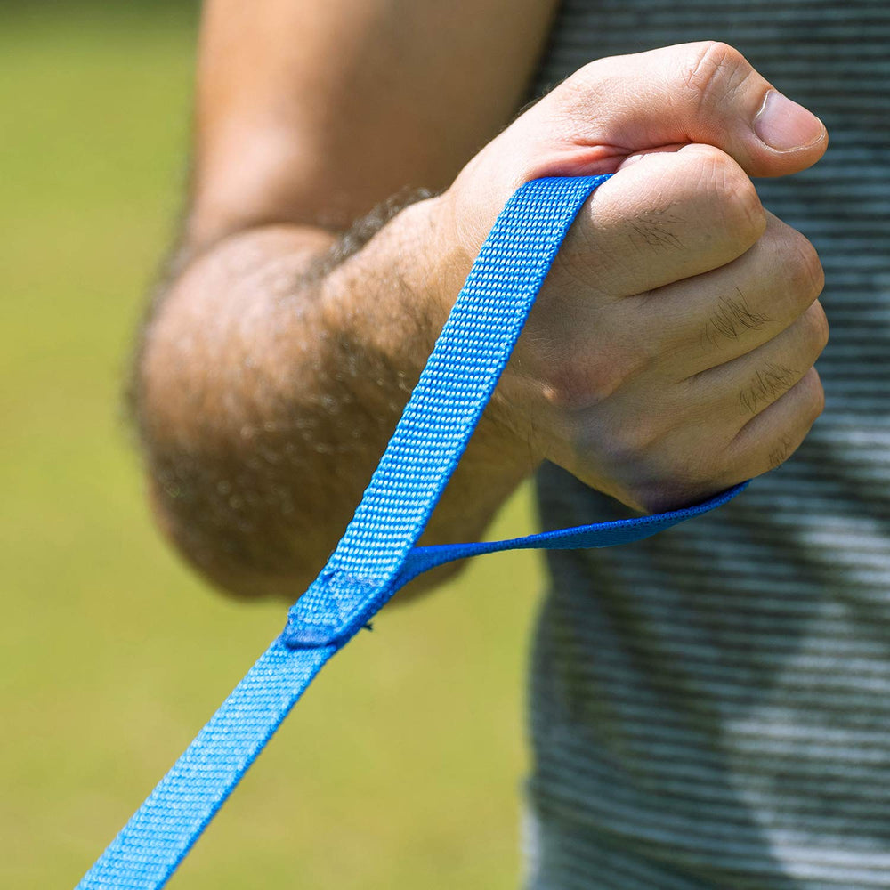 Hi Kiss dog training leash extended to 50ft for recall practice