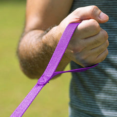 Hi Kiss long nylon dog leash at 50ft, durable for outdoor training