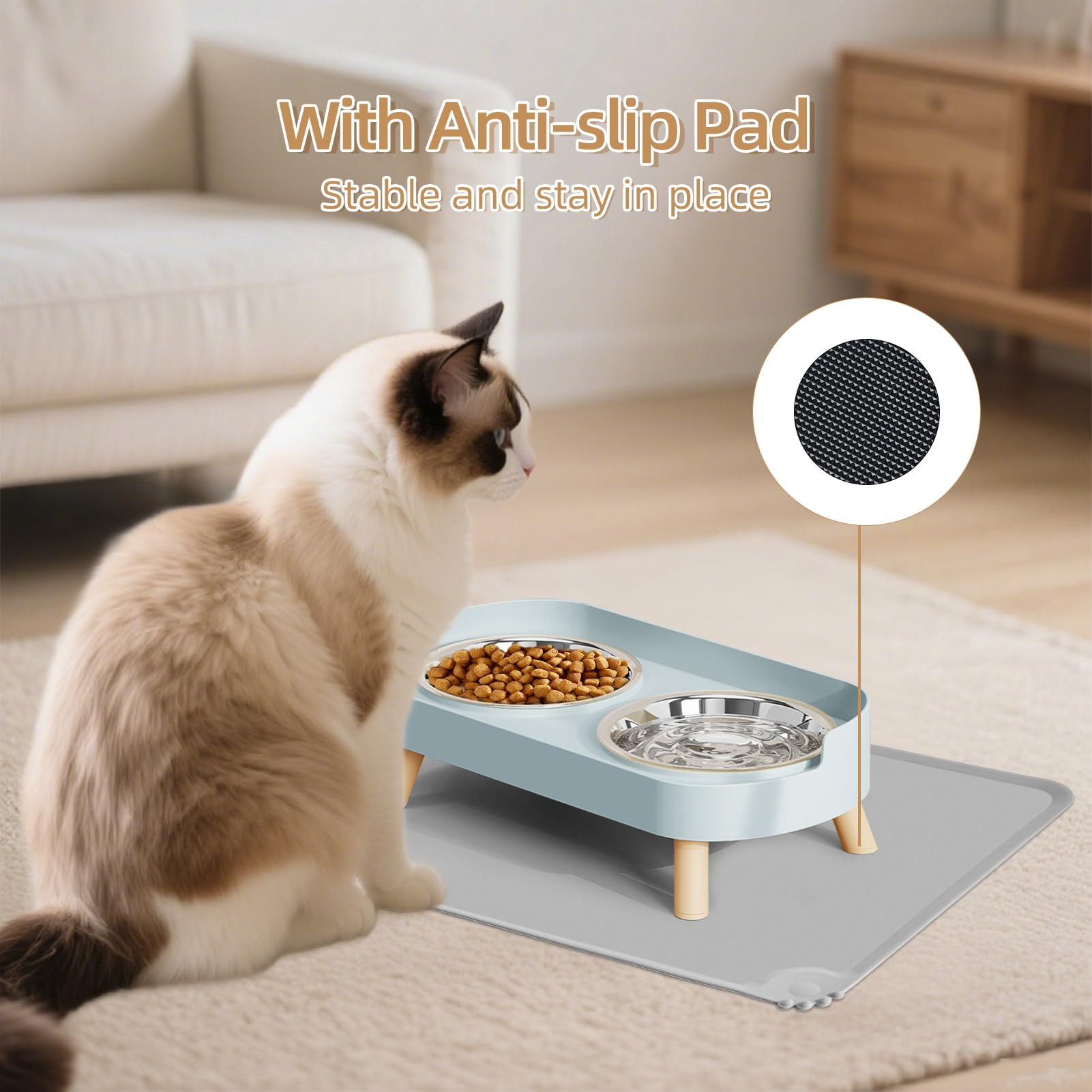 HIAIEVIY stainless steel bowls resist rust and are easy to rinse.