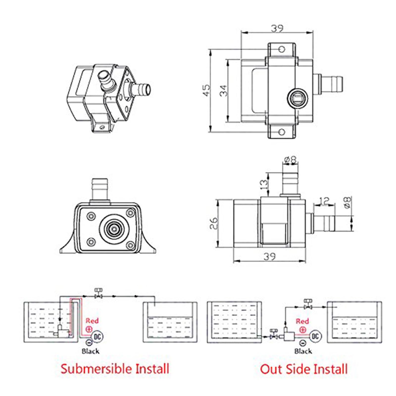 hiBCTR multi-use pump supports pools, ponds, and small water features