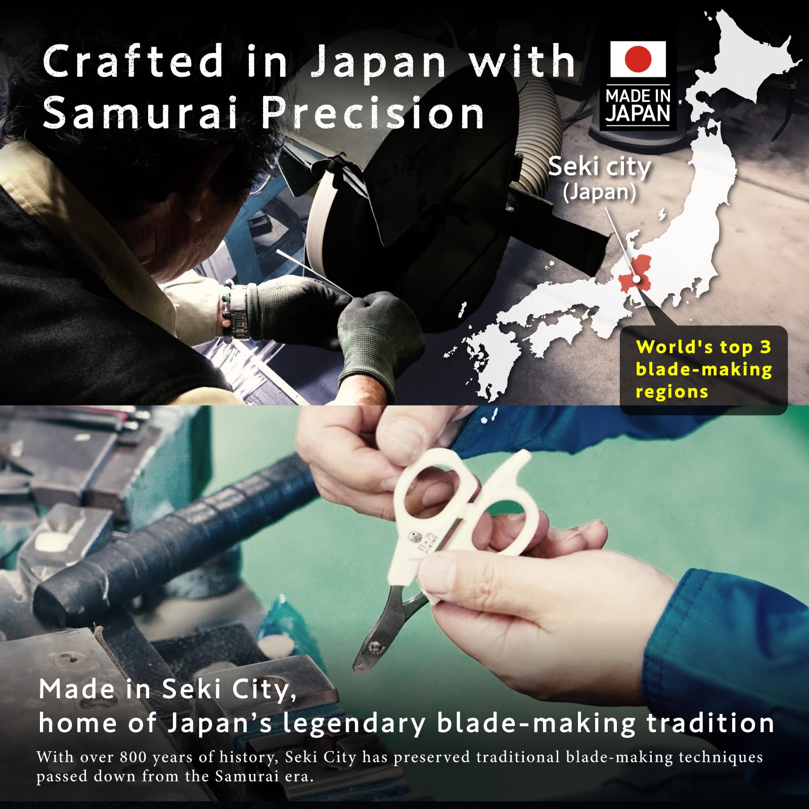 HIBINO Samurai-Grade Cat Nail Clippers operate quietly, keeping cats calm