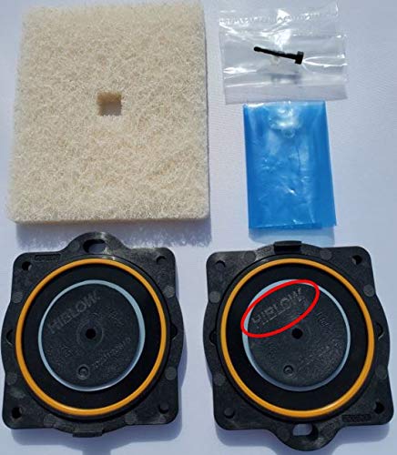 Hiblow HP-60/80 repair kit packaging with authentic diaphragms for reliable maintenance.