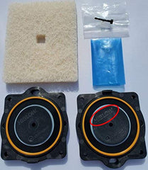 Hiblow HP-60/80 repair kit packaging with authentic diaphragms for reliable maintenance.