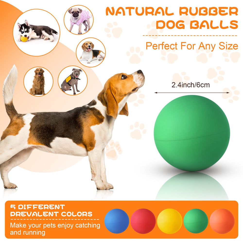 Hiboom high-bounce dog balls for energetic fetch sessions.
