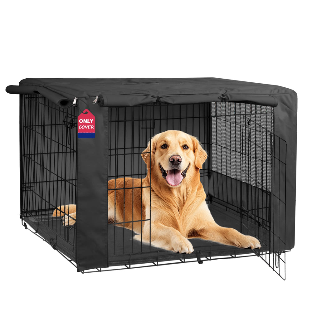 HiCaptain breathable crate cover front panel shields sun and wind while staying visible