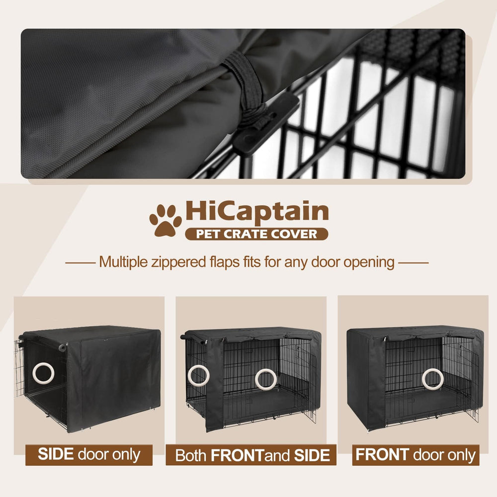 HiCaptain crate cover top opening demonstrates easy relocation of the crate.