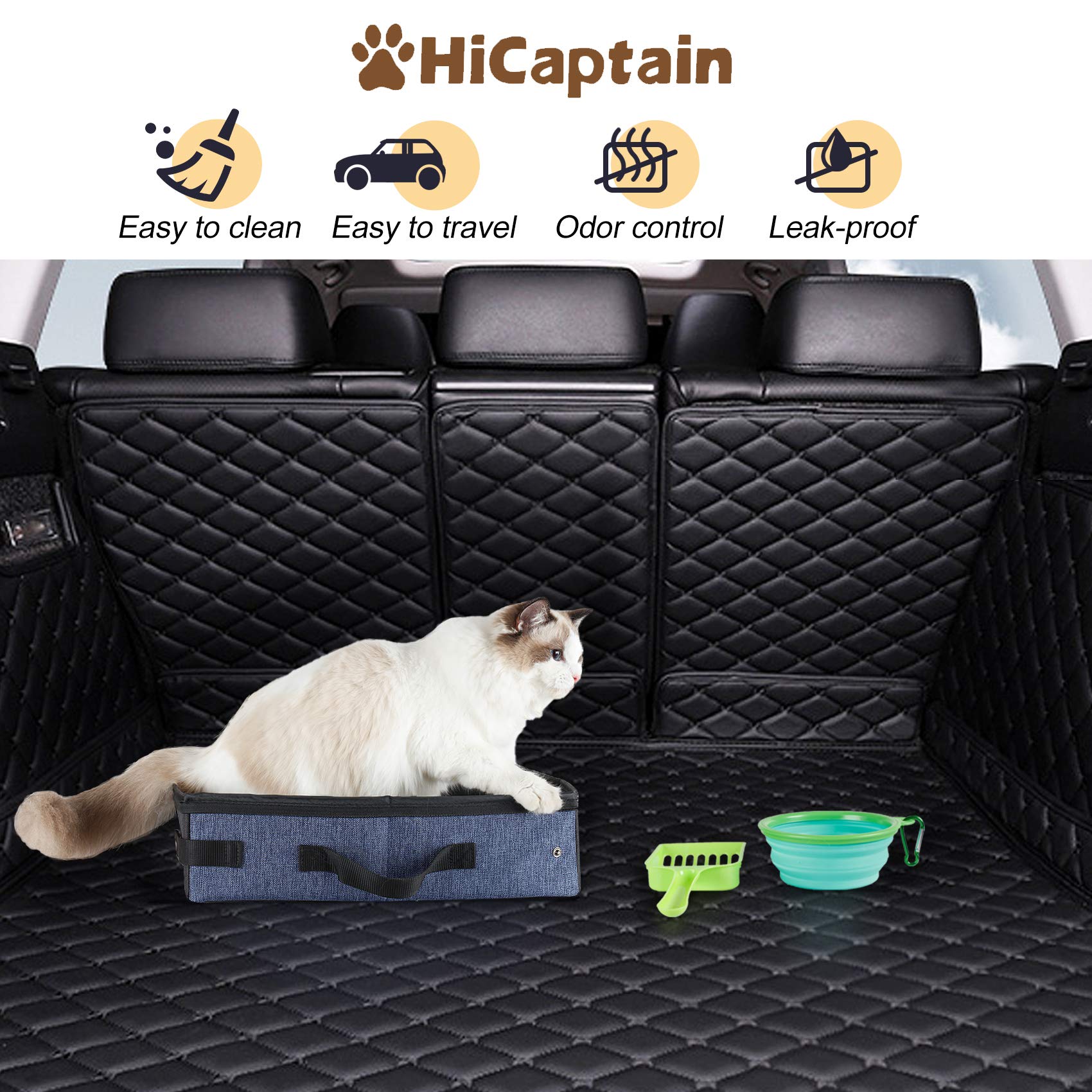 HiCaptain ideal travel solution for kittens and cats on road trips, hotels, or camping.