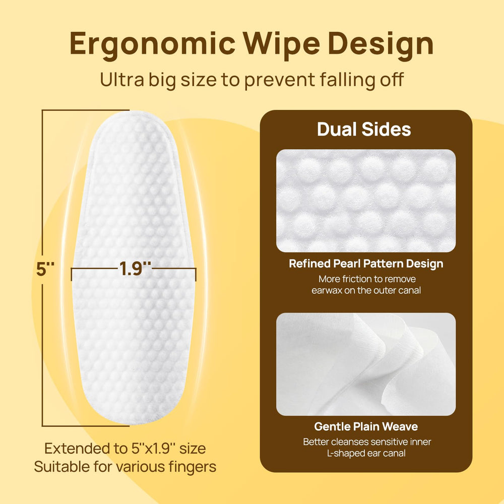 HICC PET Ear Wipes use biodegradable plant fibers for safe care.