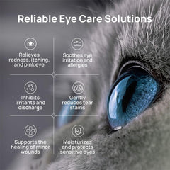 Packaging for HICC PET Eye Gel highlights convenient, ready-to-use design.