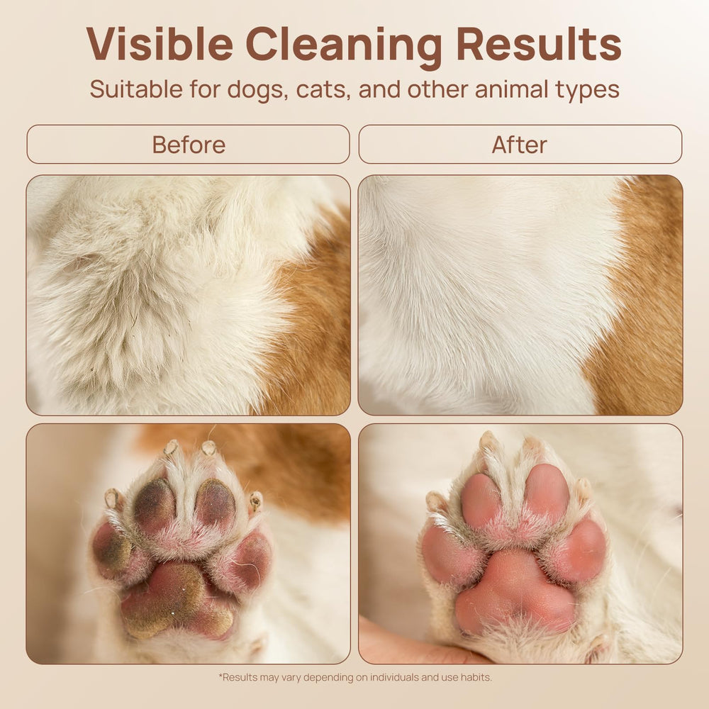 HICC PET Glove Wipes Pro ergonomic glove for secure control during grooming