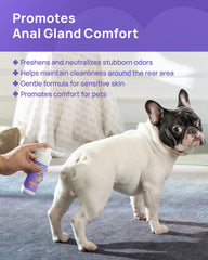 HICC PET Precision mist nozzle evenly coats the anal area for quick, localized coverage.