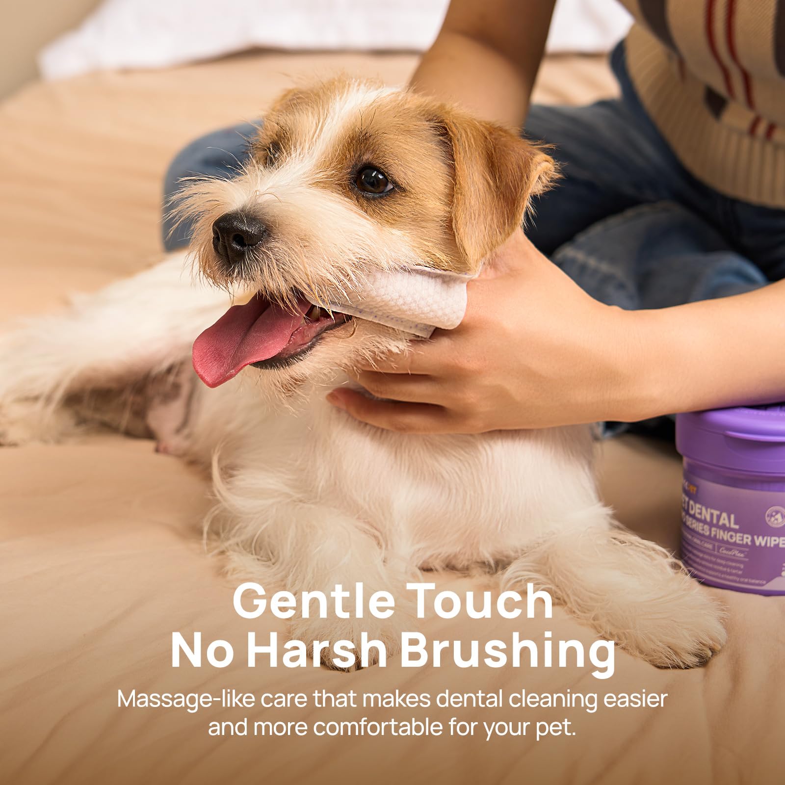 Secure finger control design enables precise scrubbing.