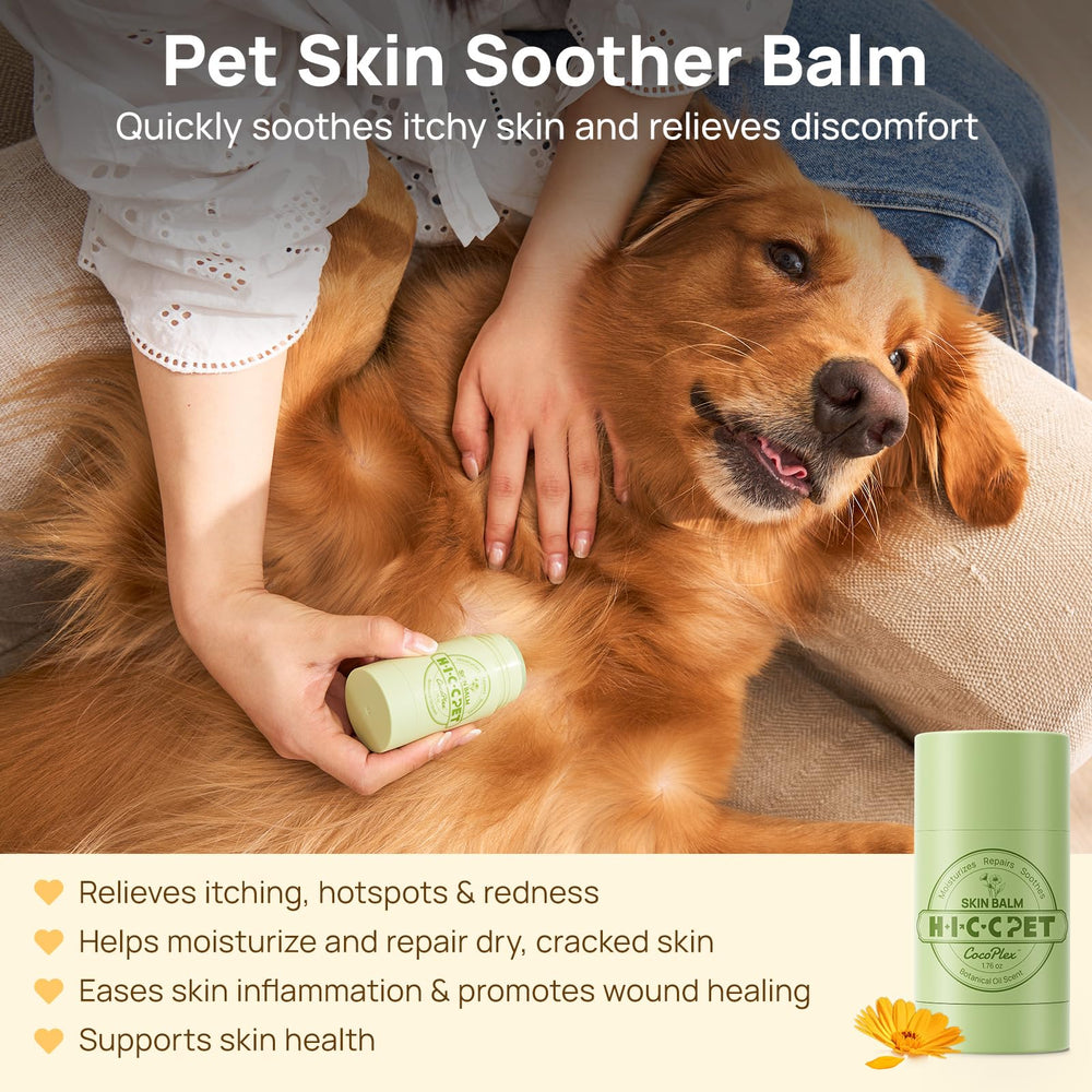 Creamy texture of HICC PET Skin Balm shown up close