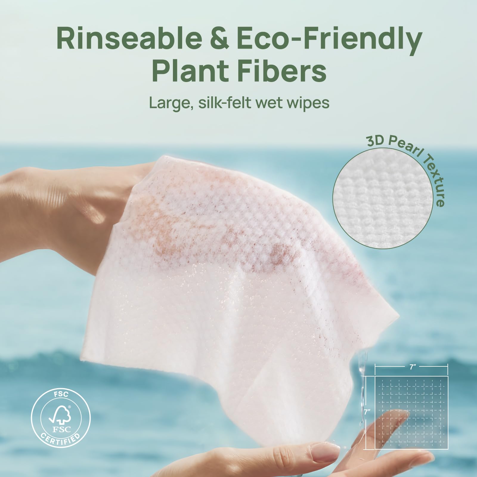 HICC PET wipes deliver deodorizing freshness for coats.