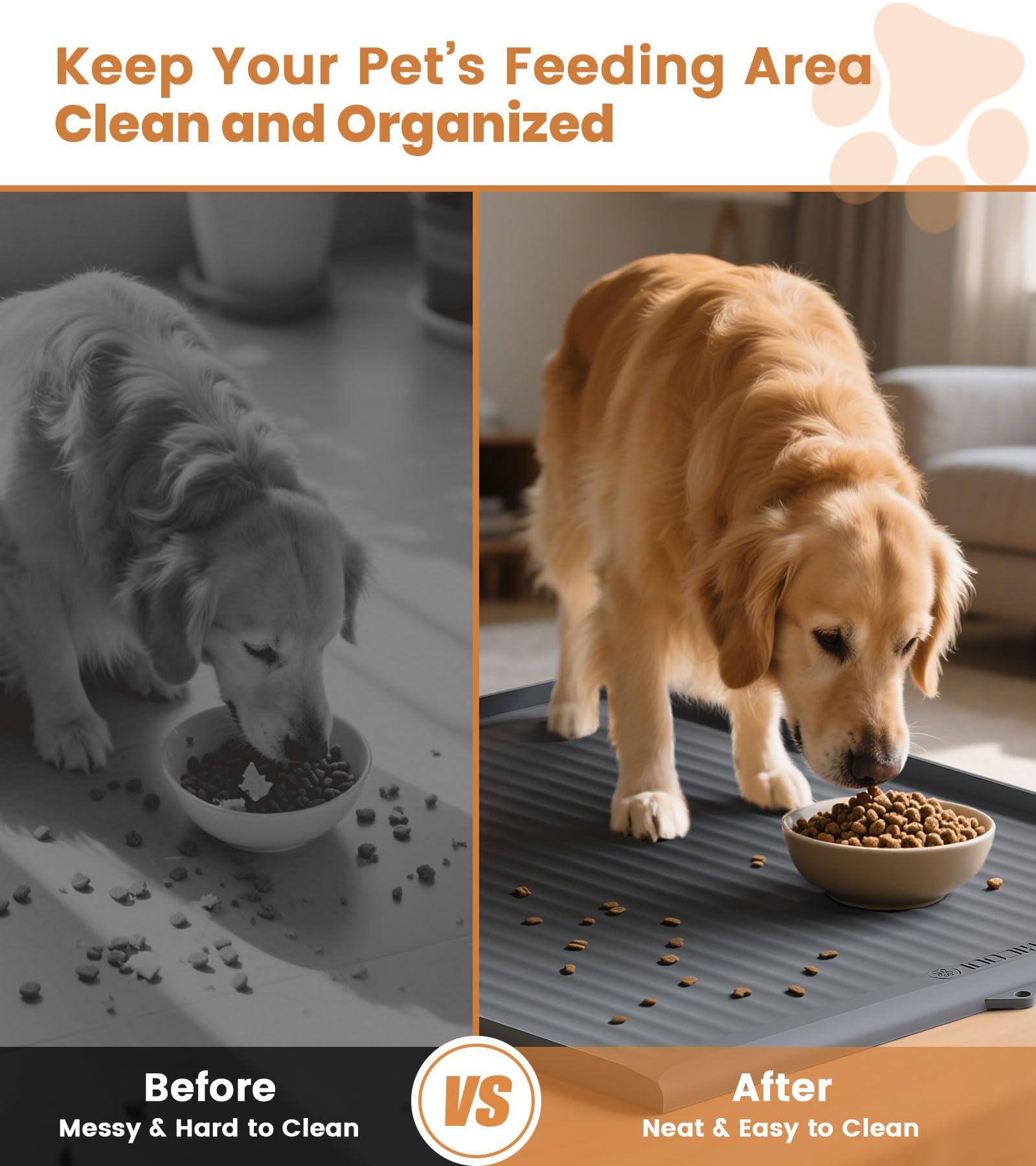HICOOI easy-clean surface dries quickly and stays odor-free.