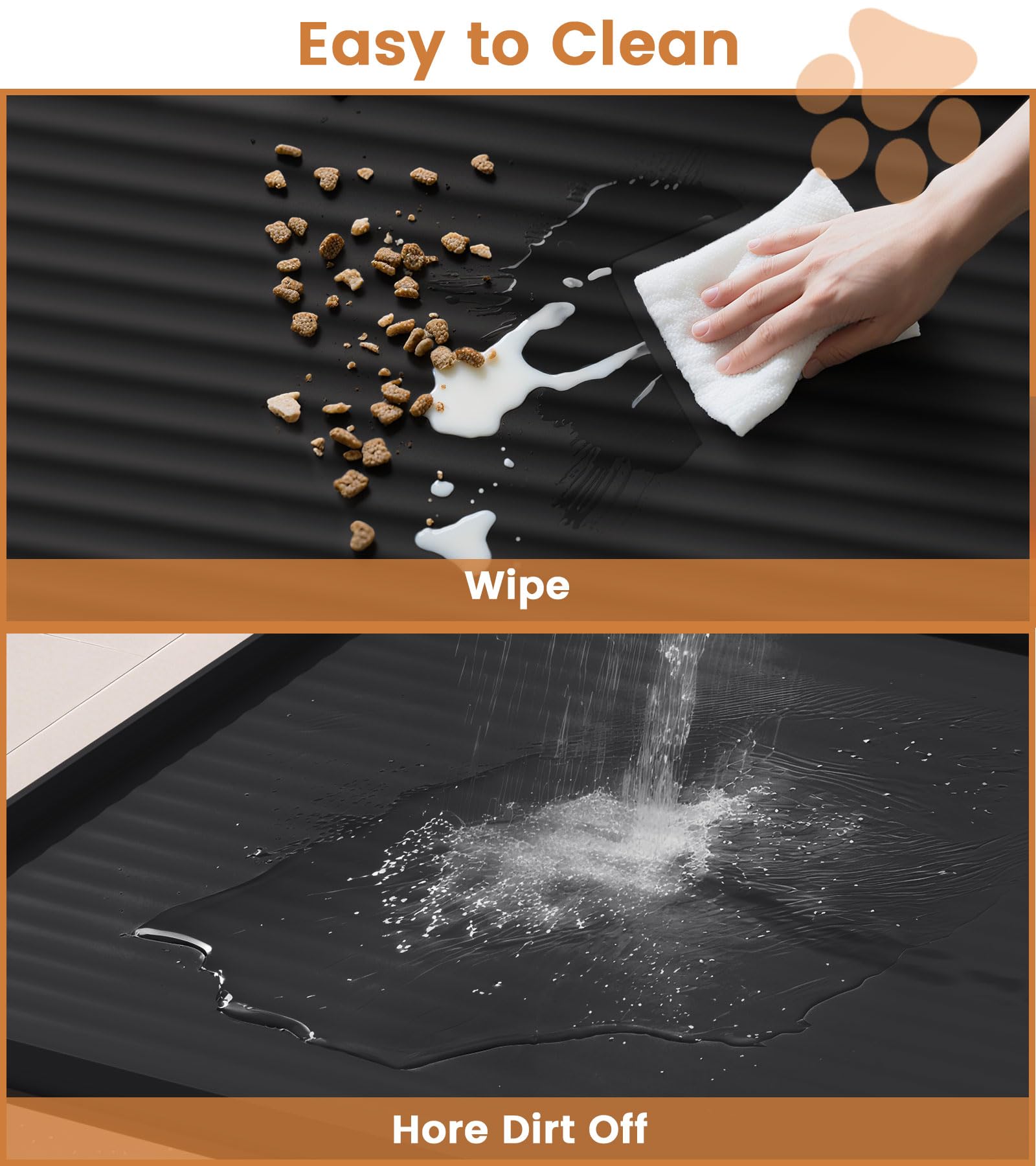 HICOOI non-slip surface keeps bowls steady during enthusiastic meals.