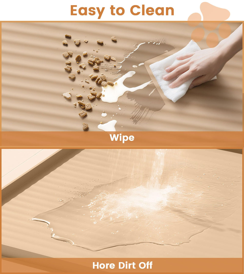 HICOOI non-slip surface keeps bowls steady during feeding.