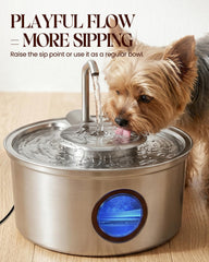 Hicuper four stage filtration process ensuring fresher tasting water for pets