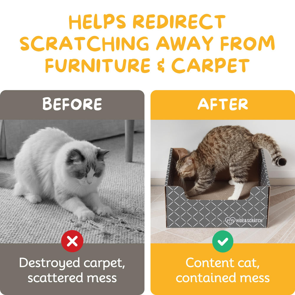 Hide & Scratch is award winning and donates to feline non profits