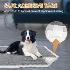 HIDOGGYLD charcoal puppy pads extra large 28x34 for indoor training and protection.