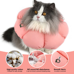 HiDREAM Cat Cone Collar anti-bite design helps prevent licking.