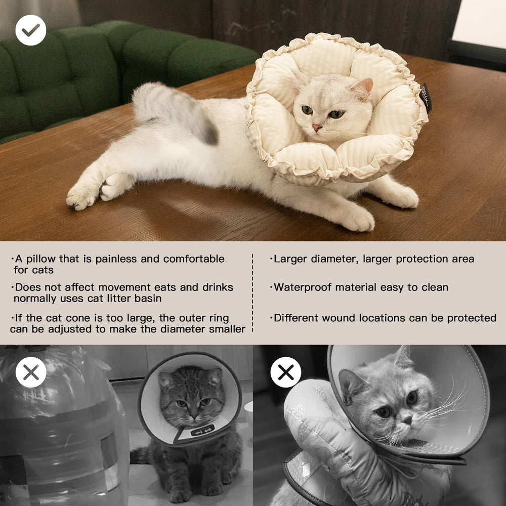 HIDREAM Soft Cat Cone Collar decorative pillow option for a cozy home ambience