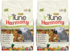 Higgins Intune Harmony 2-pack 3lb bags for balanced parrot meals.