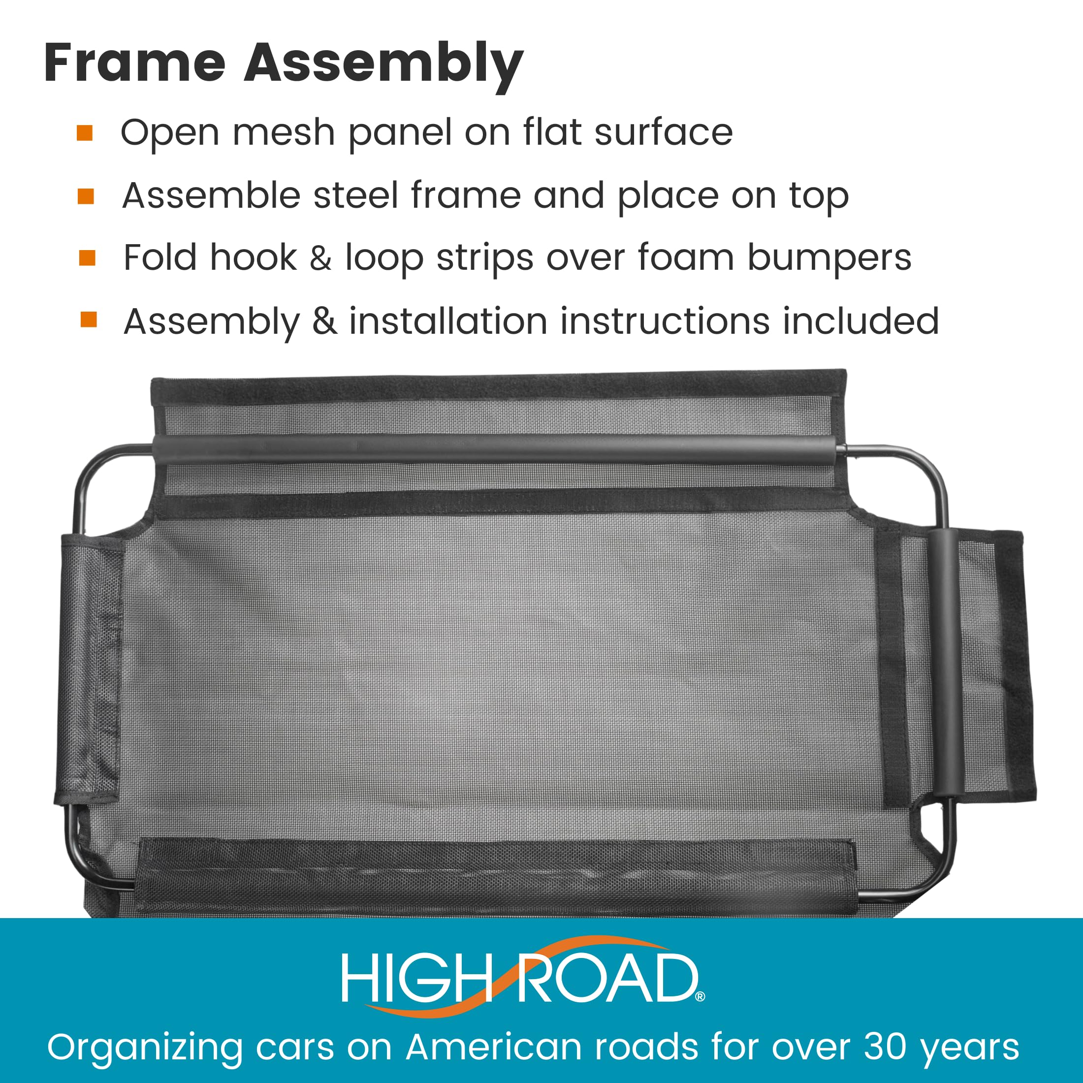 Disassembles for compact storage, ideal for smaller vehicles and on-the-go travel.