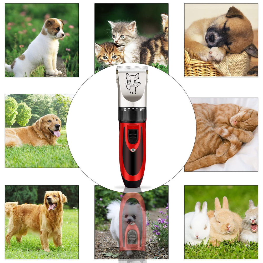 Highdas dog clippers easy cleaning with removable blade