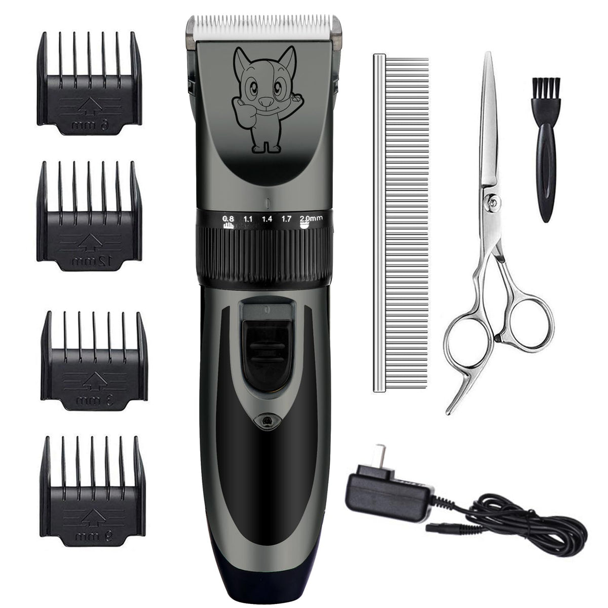 Highdas dog clippers rechargeable with cordless design for grooming anywhere.