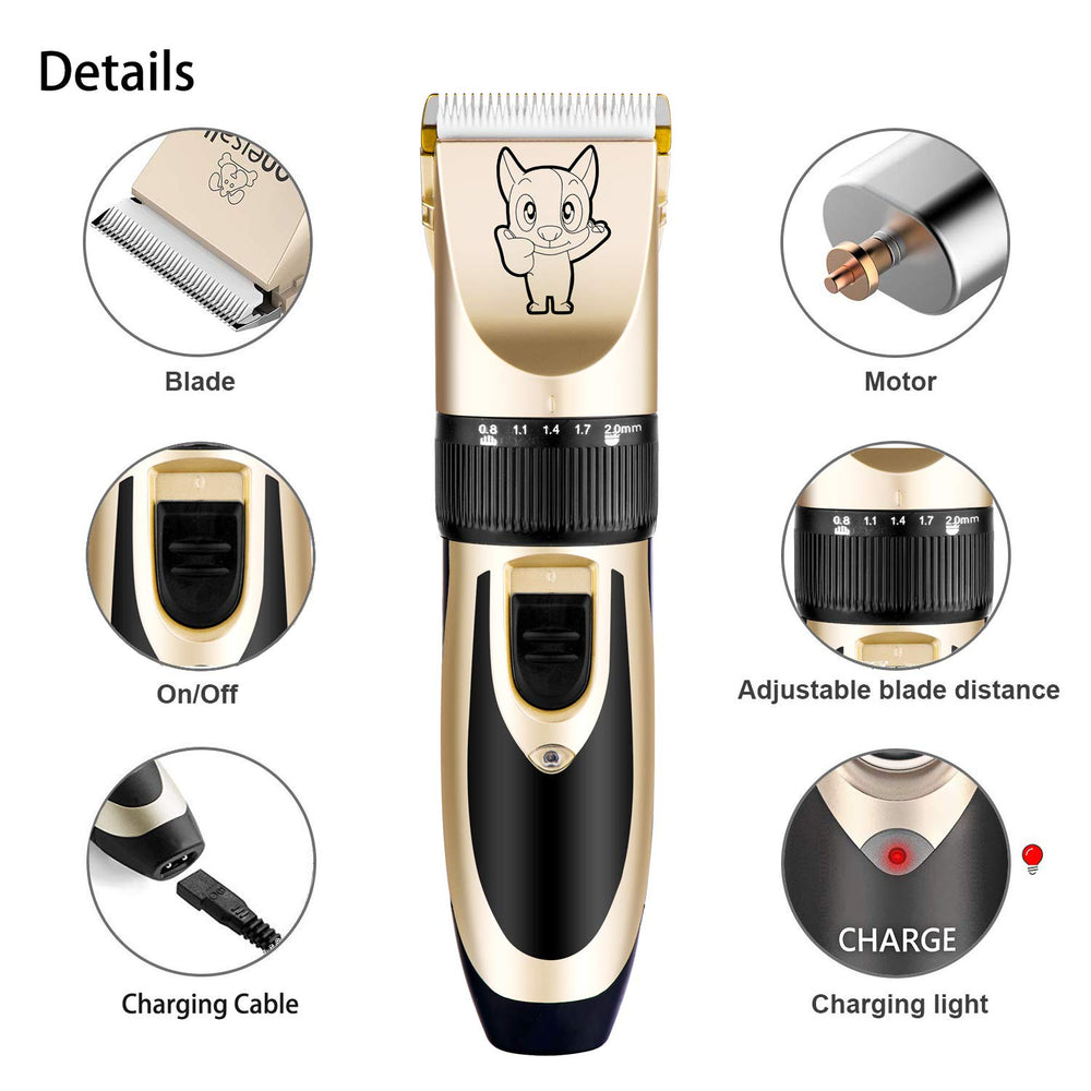 Highdas rechargeable design for uninterrupted grooming sessions