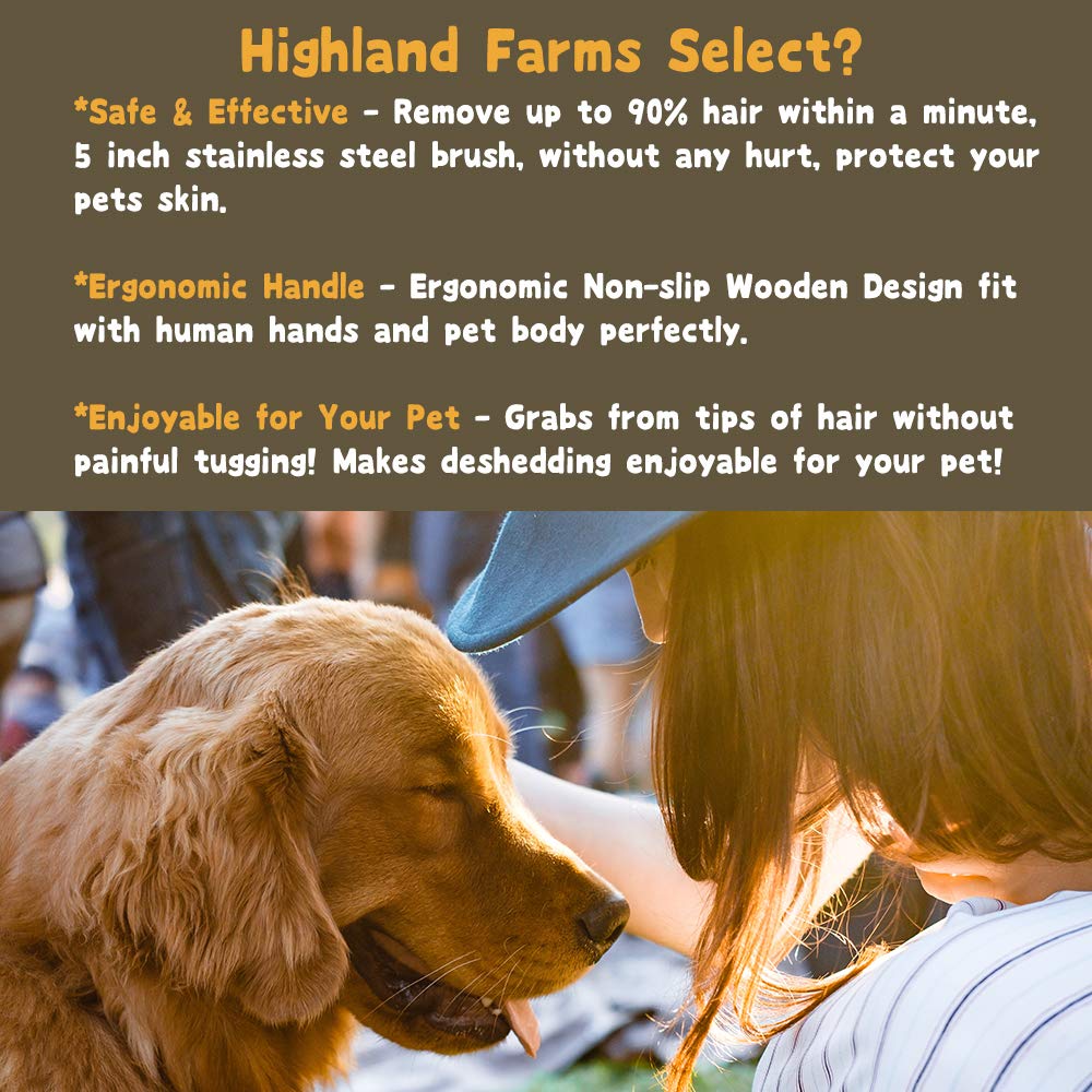 Highland Farms Select protective cover preserves the brush between uses.