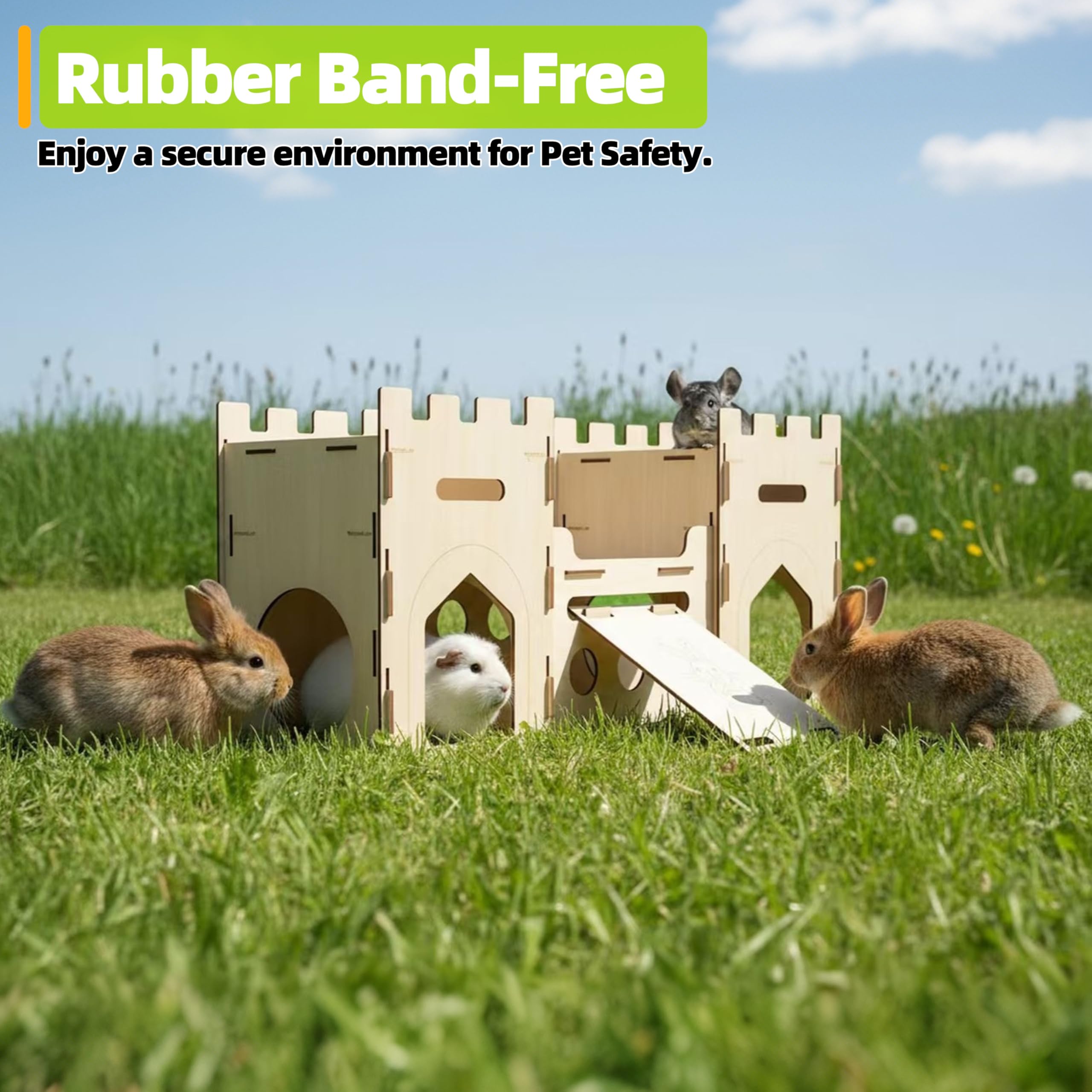 HIIMALEX Bunny Castle hidden areas invite curious minds and agility.