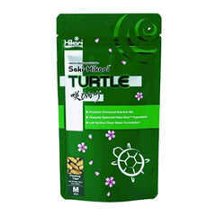 Hikari Saki turtle food 20oz bag supports healthy shell and digestion.