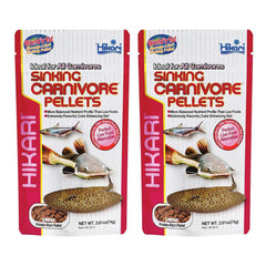 Hikari Sinking Carnivore Pellets bottle front for easy feeding