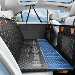 HikeSeptPals dog seat cover provides full back-seat protection for secure rides