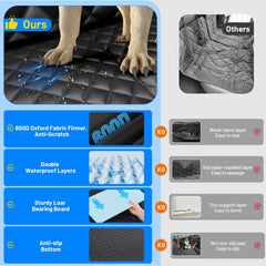 HikeSeptPals waterproof 600D fabric guards seats from hair and spills