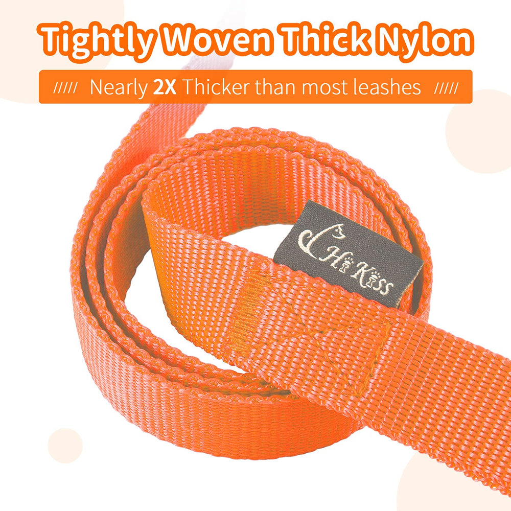 Hi Kiss HIKISS long dog leash 15ft padded handle close-up.