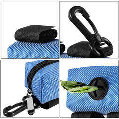 Hilihali black dispenser, side view with leash clip.