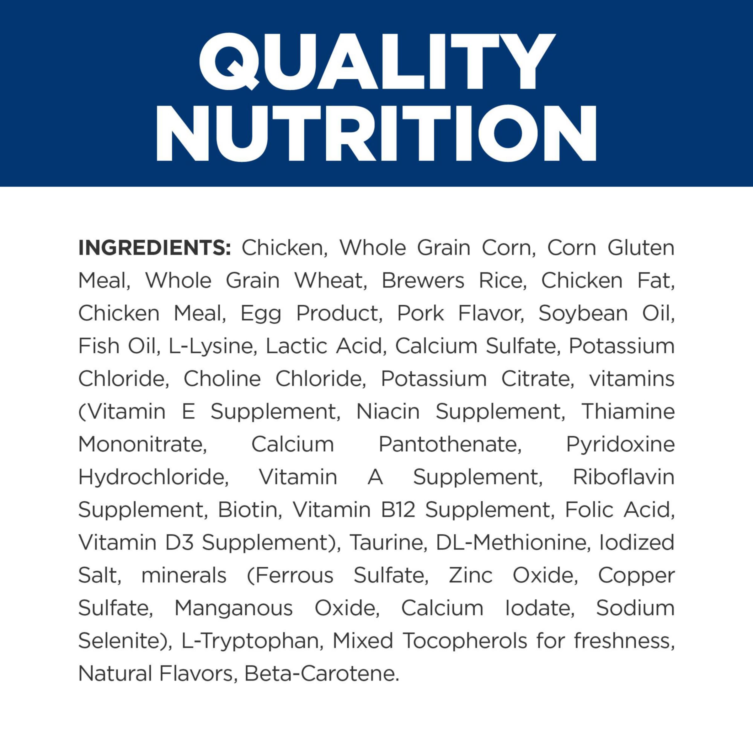 Hill's c/d Multicare serving bowl with kibble ready-to-serve for cats.