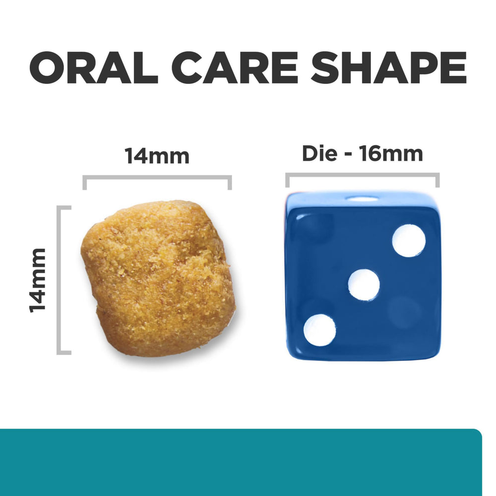 VOHC label on Hill's Prescription Diet t/d bag indicating dental benefits