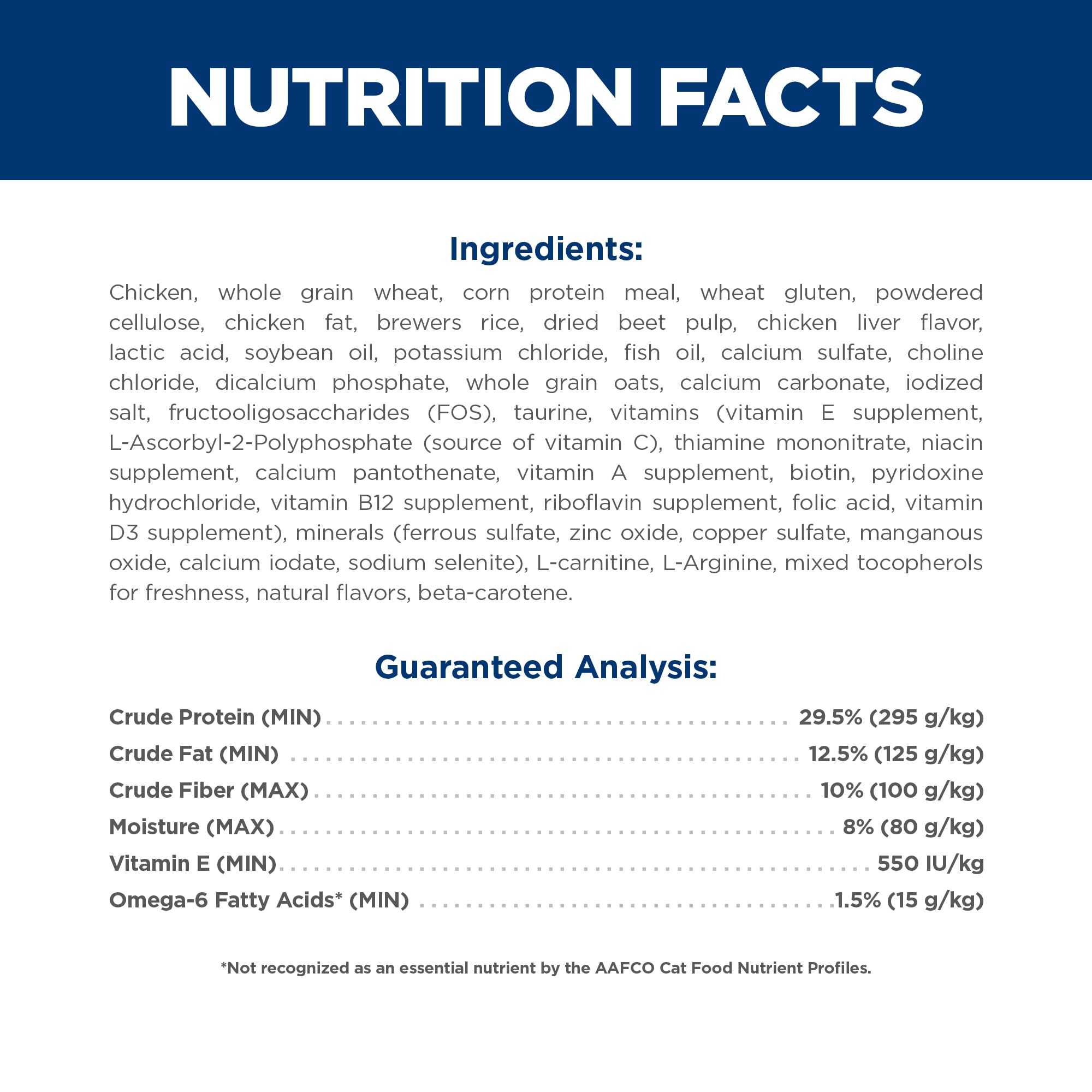 Hill's Science Diet 7+ Indoor bag in use, natural ingredients you can trust